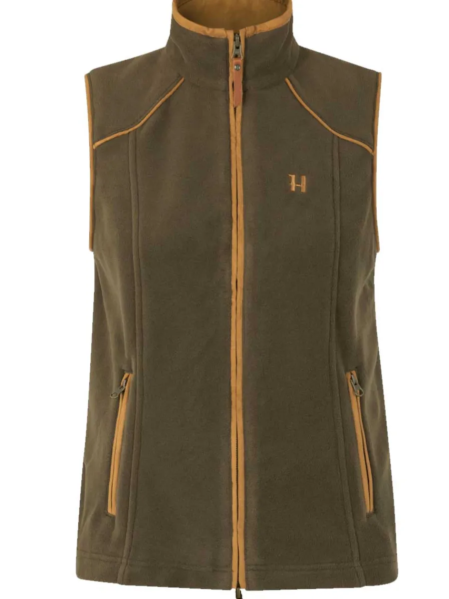 Women Harkila Sandhem 200 Fleece Gilet - Women's - Willow Green