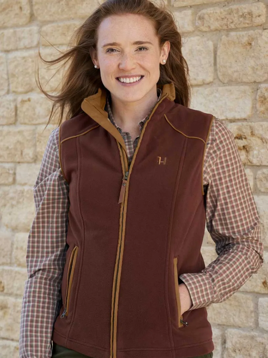 harkila_sandhem__fleece_g_1-6.webp Women Harkila Sandhem 200 Fleece Gilet - Women's -