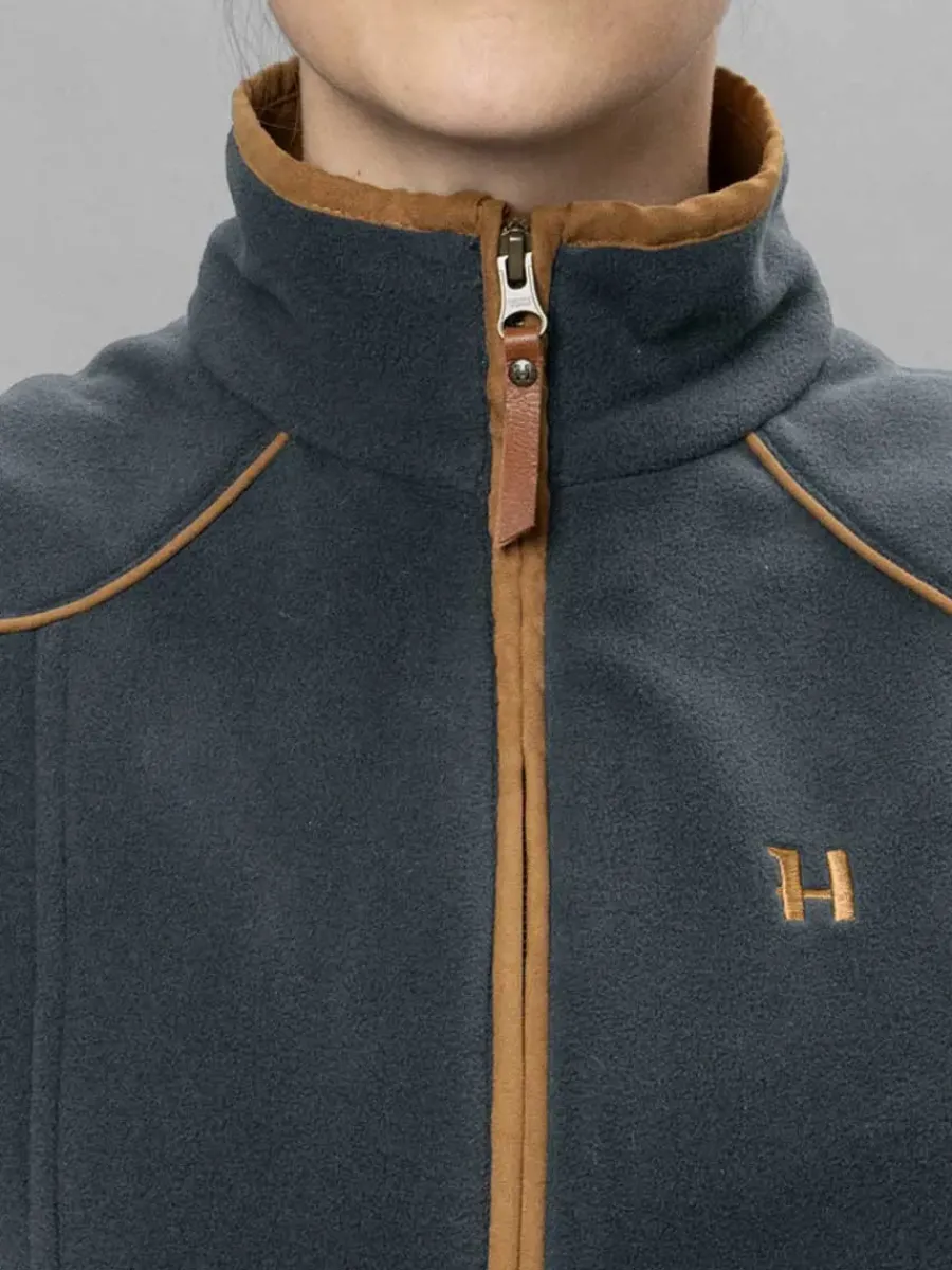 harkila_sandhem__fleece_g_3-6.webp Women Harkila Sandhem 200 Fleece Gilet - Women's - Dark Navy