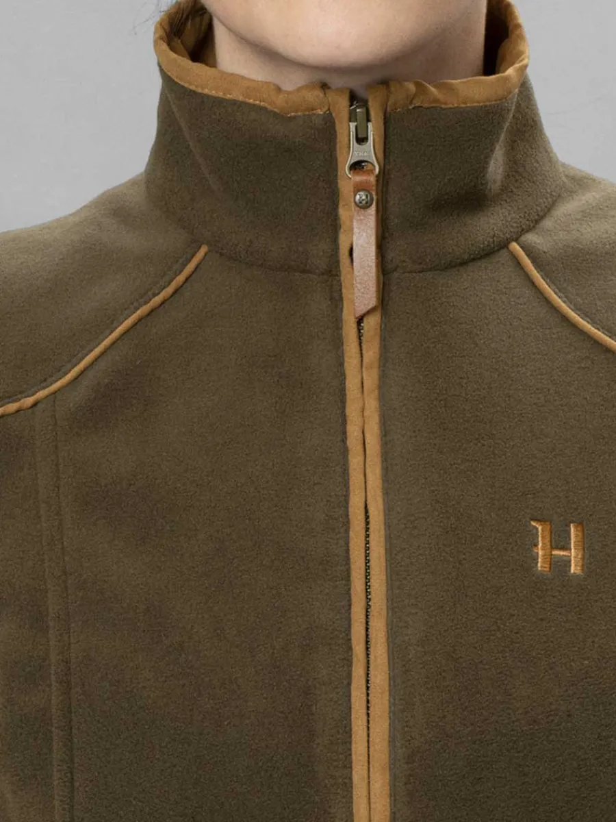 harkila_sandhem__fleece_g_4-4.webp Women Harkila Sandhem 200 Fleece Gilet - Women's - Willow Green