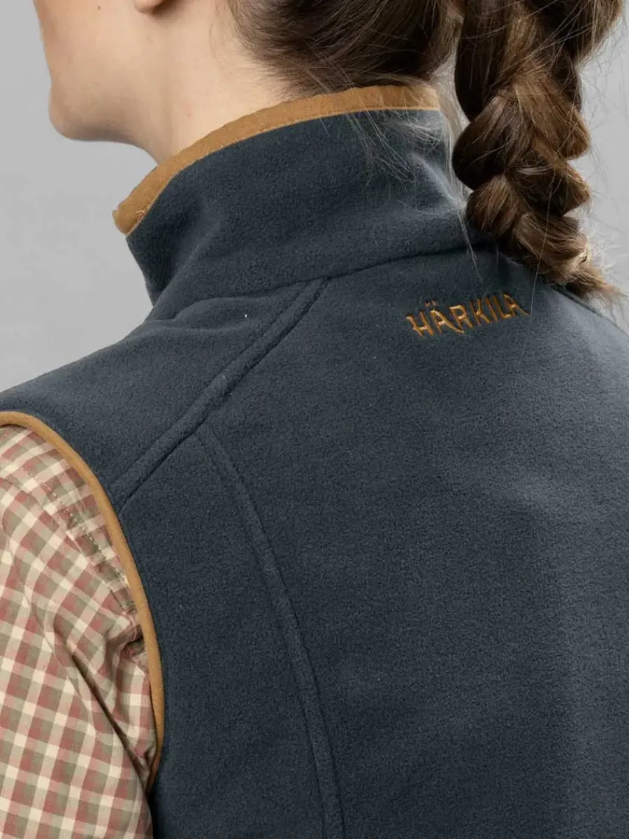 harkila_sandhem__fleece_g_5-5.webp Women Harkila Sandhem 200 Fleece Gilet - Women's - Dark Navy