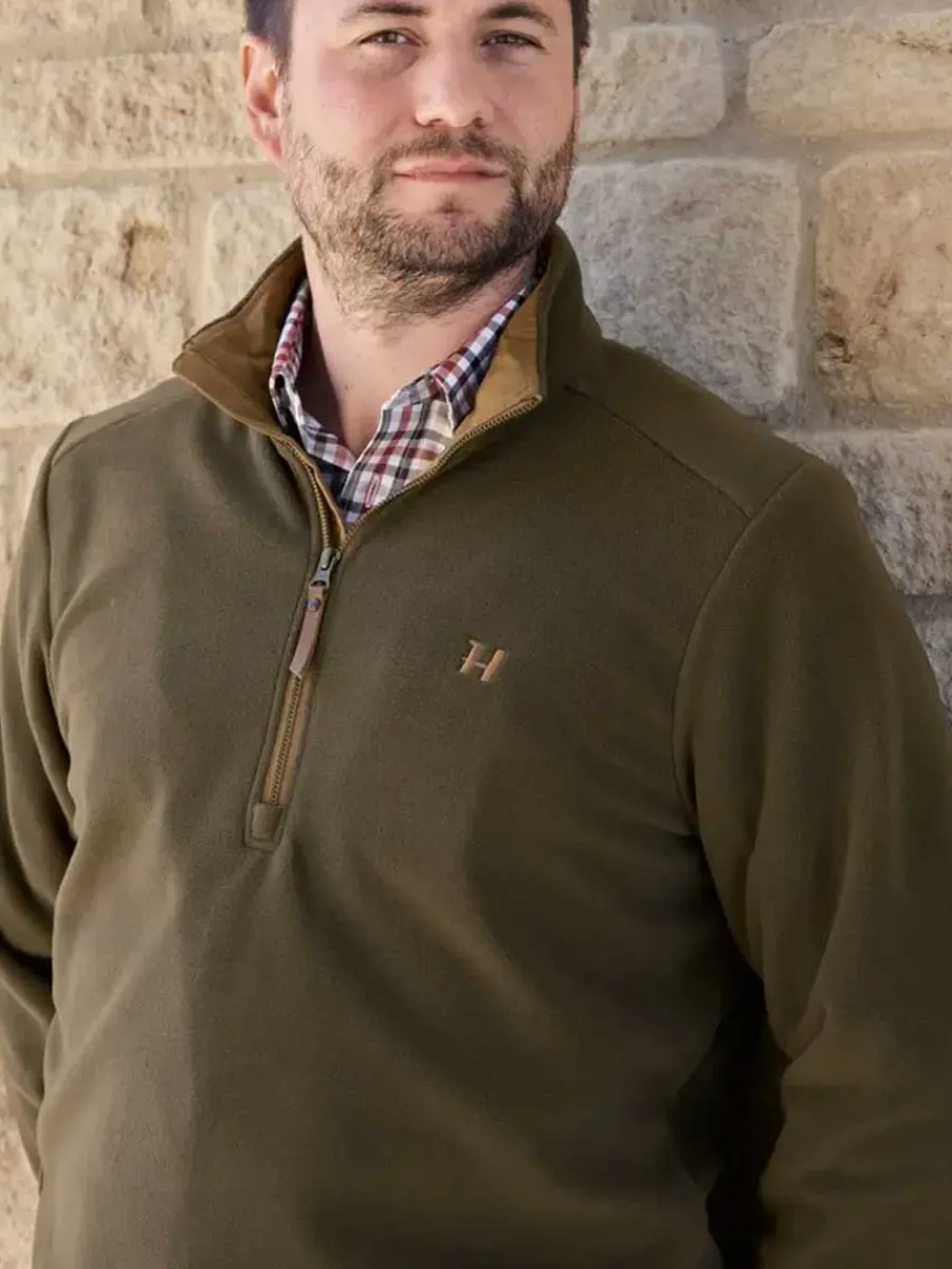 Harkila Sandhem 200 Quarter Zip Fleece Pullover - Mens Polartec - Will