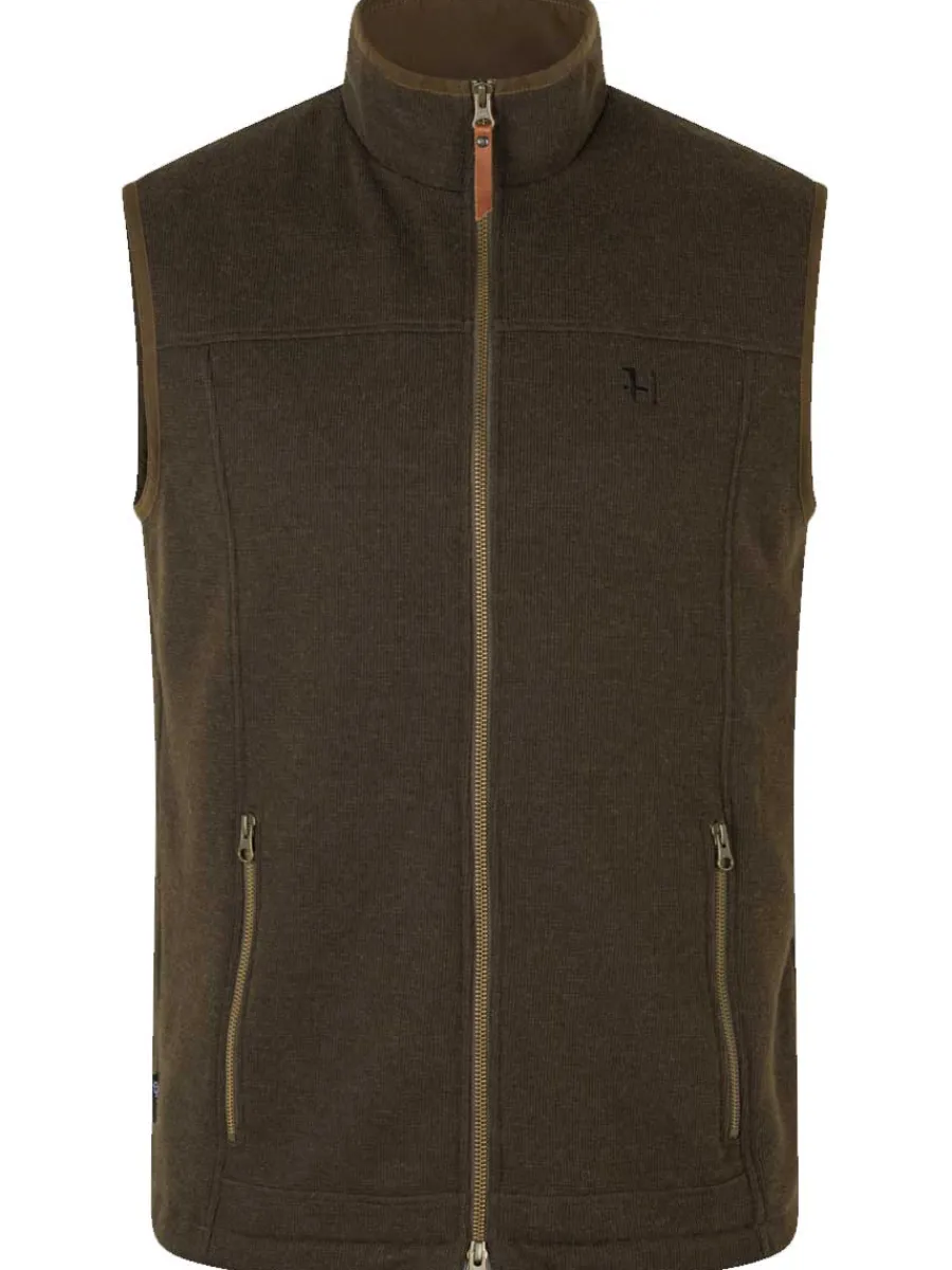 Harkila Sandhem Pro Wool Fleece Gilet - Mens - Forest Green