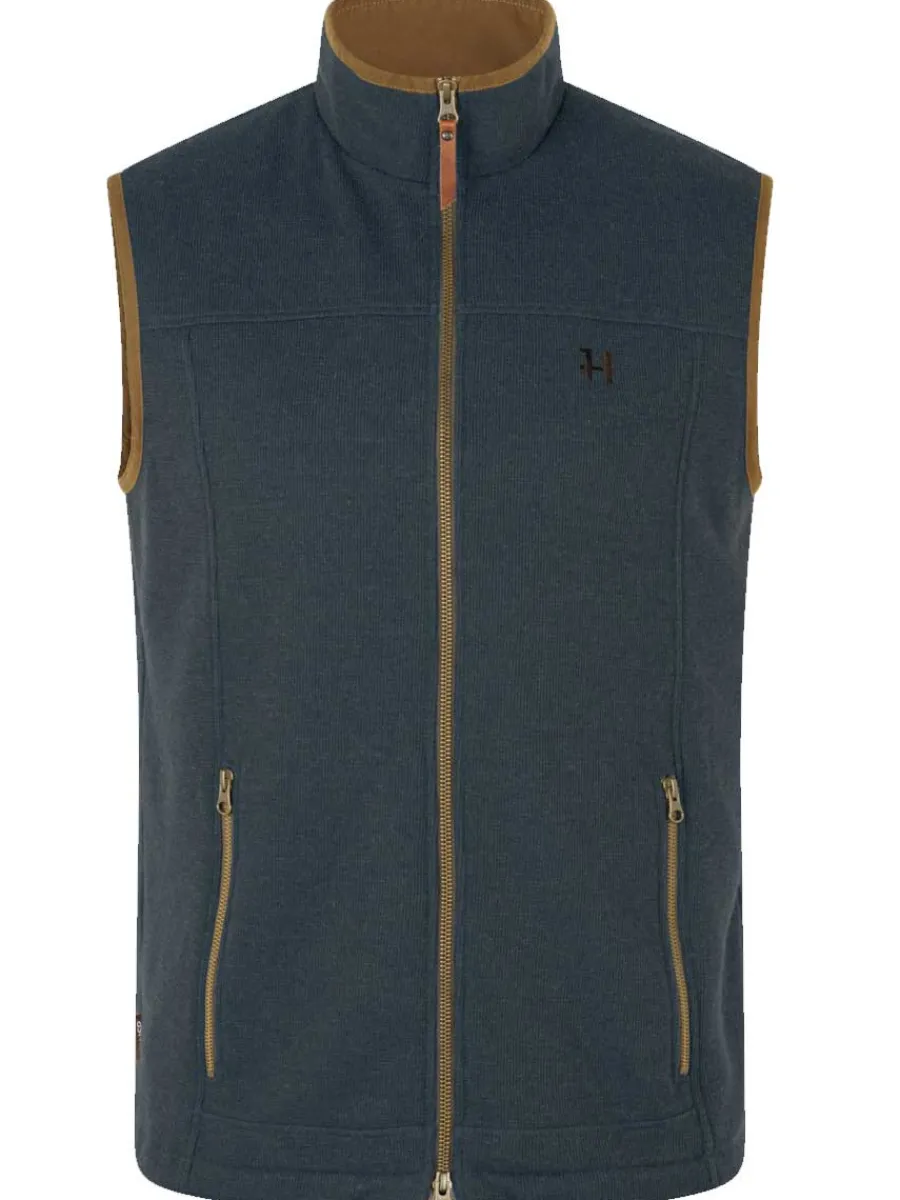 Harkila Sandhem Pro Wool Fleece Gilet - Mens - Dark Navy