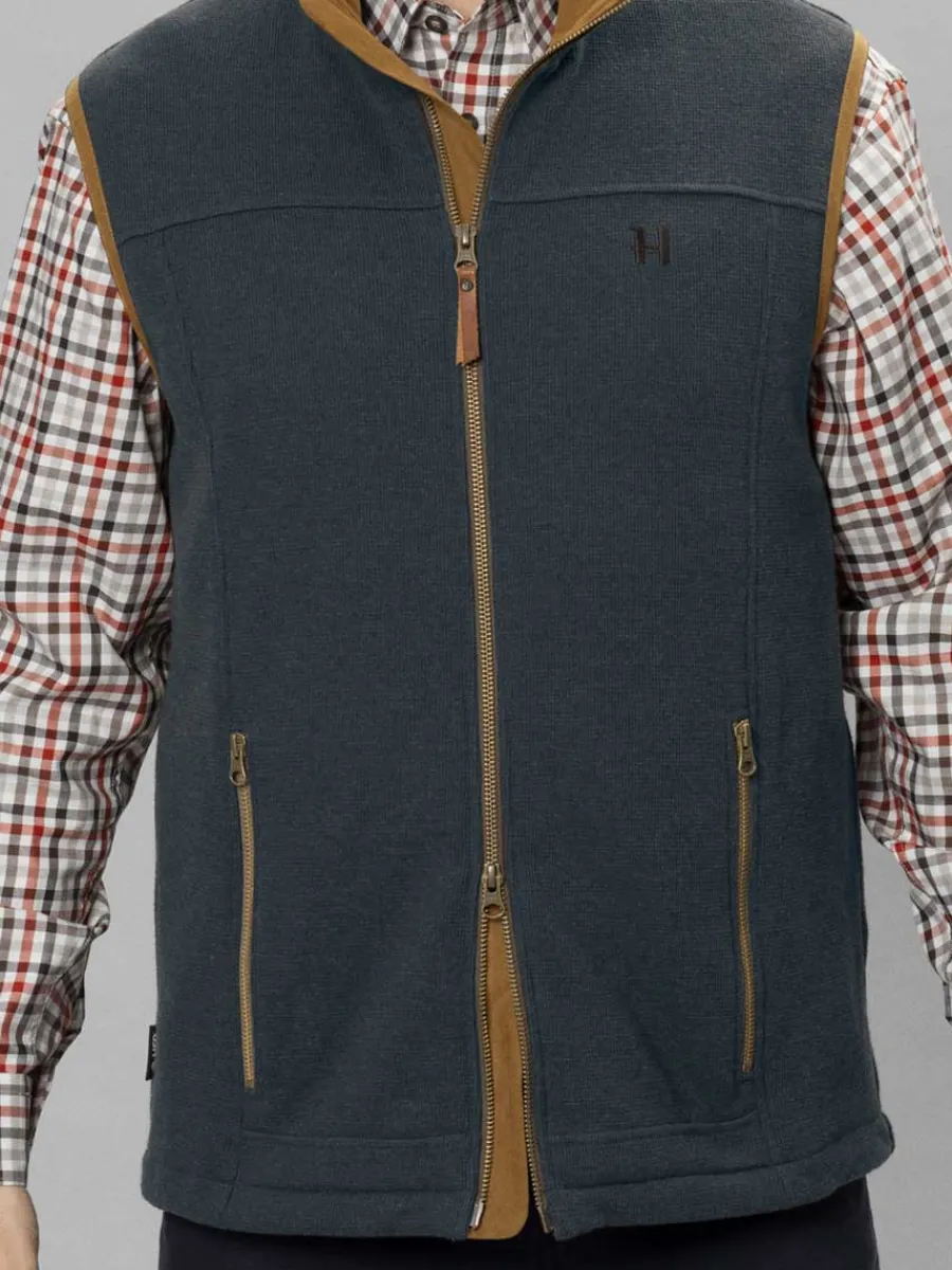 Harkila Sandhem Pro Wool Fleece Gilet - Mens - Dark Navy