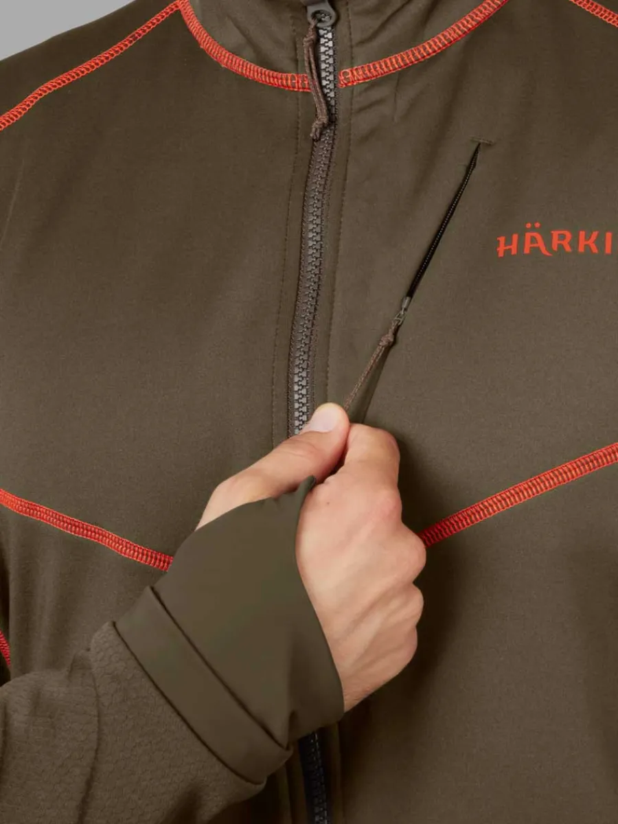 harkila_scandinavian_flee_1-2.webp Harkila Scandinavian Fleece Jacket - Mens - Willow Green & Shadow Brow