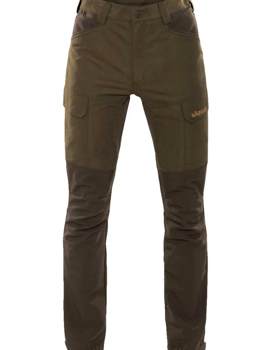 Harkila Scandinavian Trousers - Mens - Willow Green / Deep Brown
