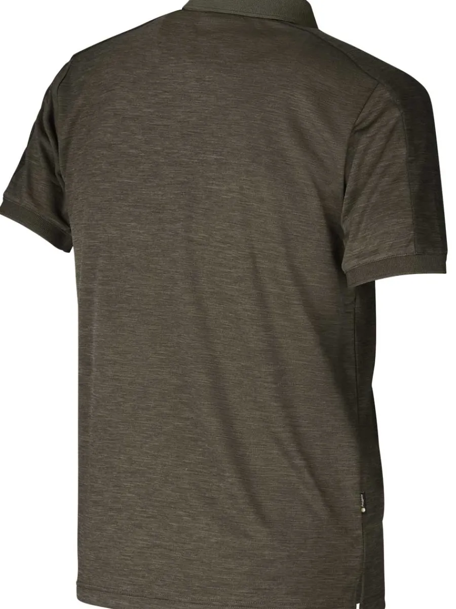 harkila_tech_polo_shirt___1.webp Harkila Tech Polo Shirt - Mens Arc-Stretch - Willow Green