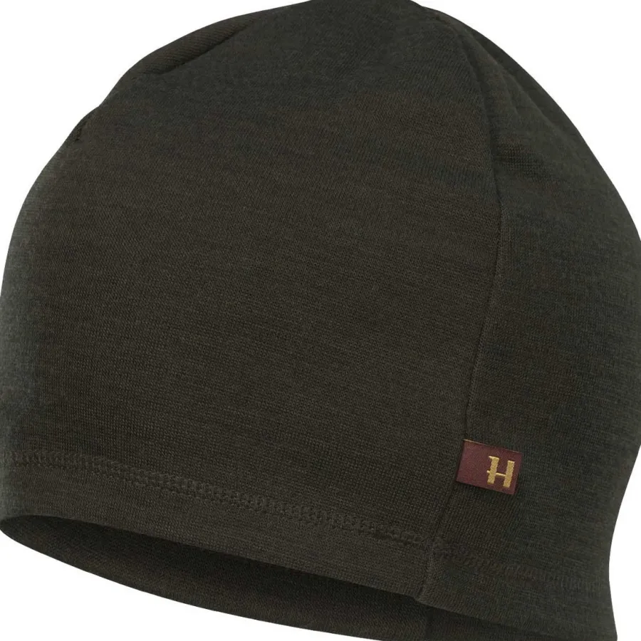 Harkila Tibro Beanie - Merino Wool - Willow Green
