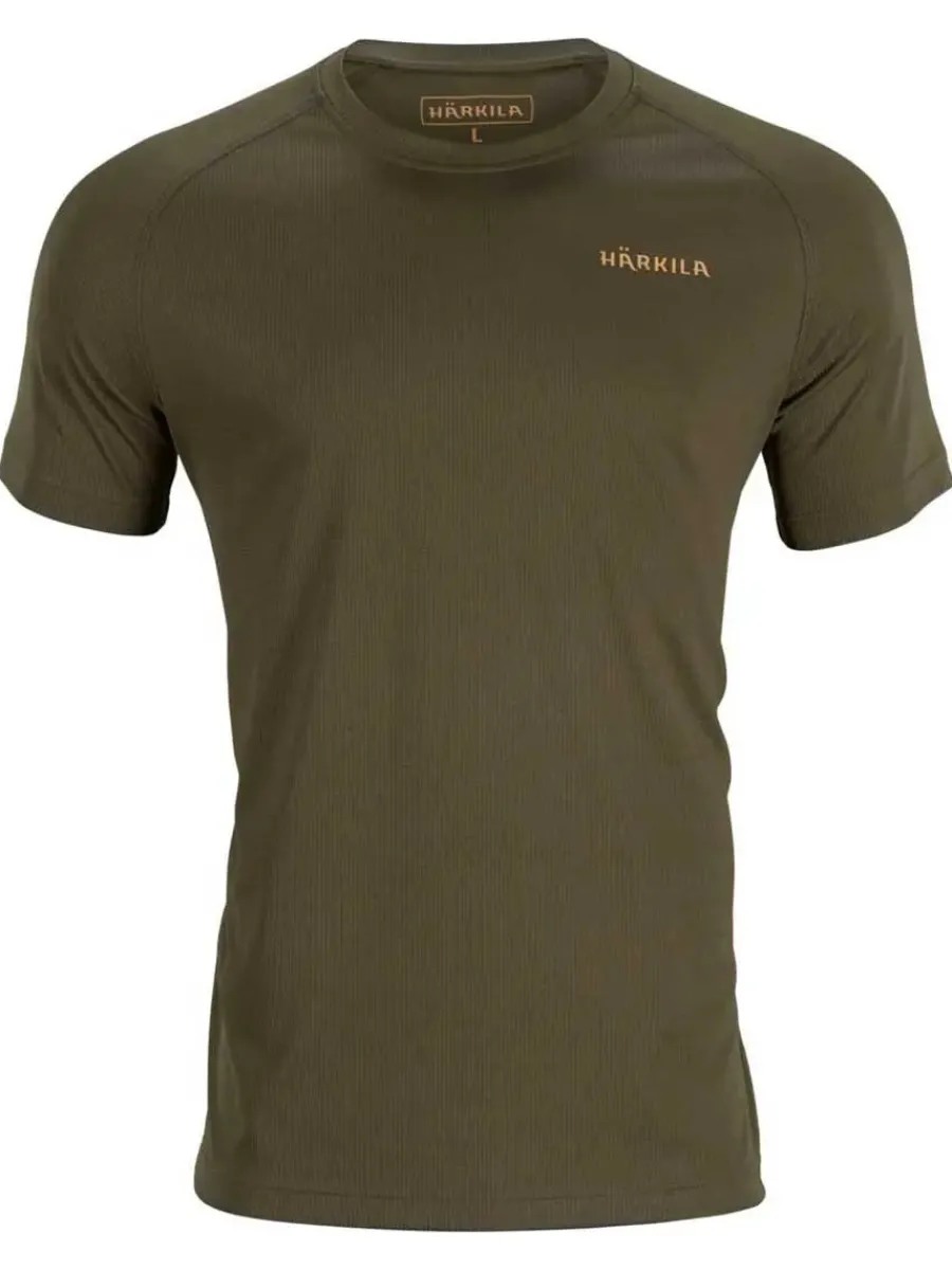 Harkila Trail Short Sleeve Shirt - Mens - Willow Green