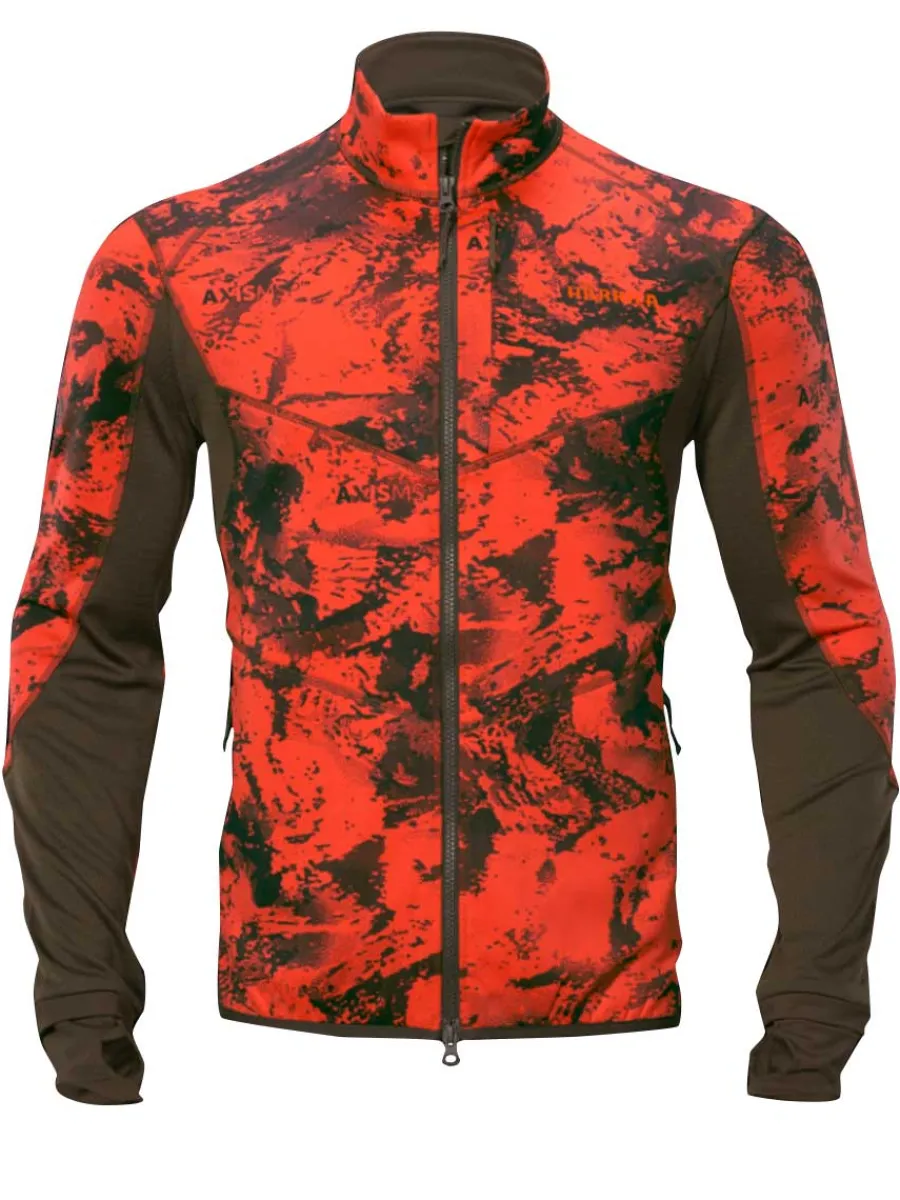 Harkila Wildboar Pro Camo Fleece Jacket - Mens - AXIS MSP Wildboar Ora