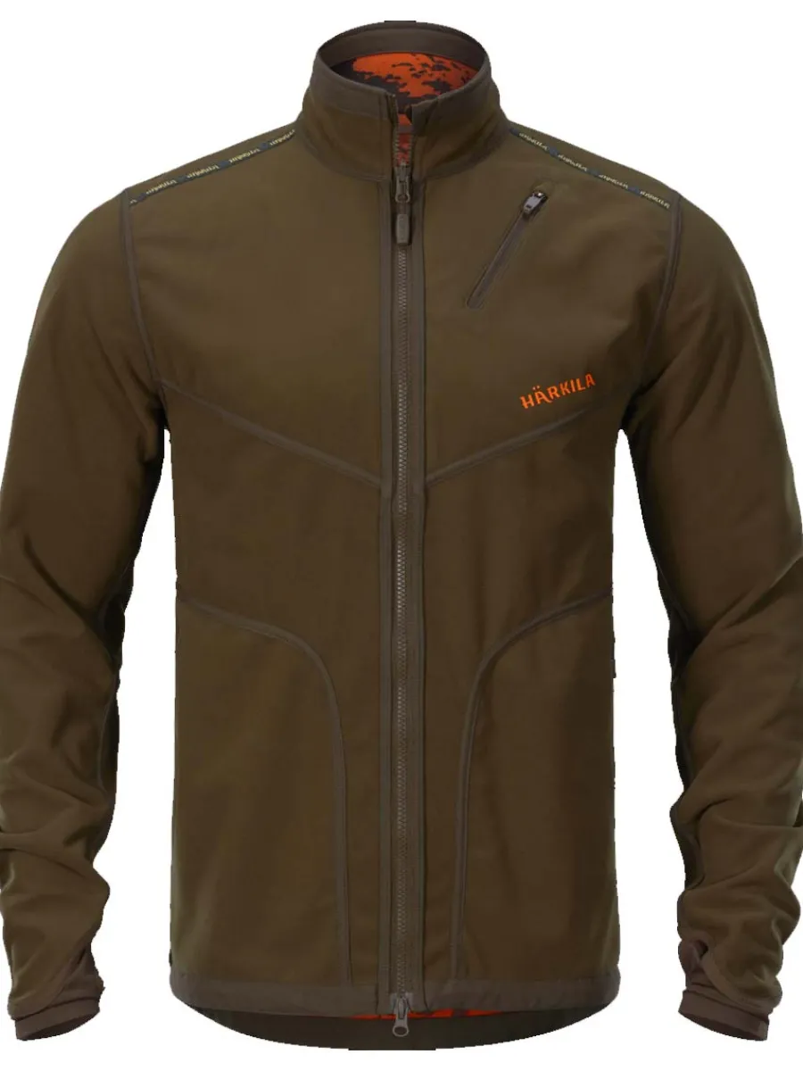 Harkila Wildboar Pro Reversible WSP Fleece Jacket - Mens - Willow Gree