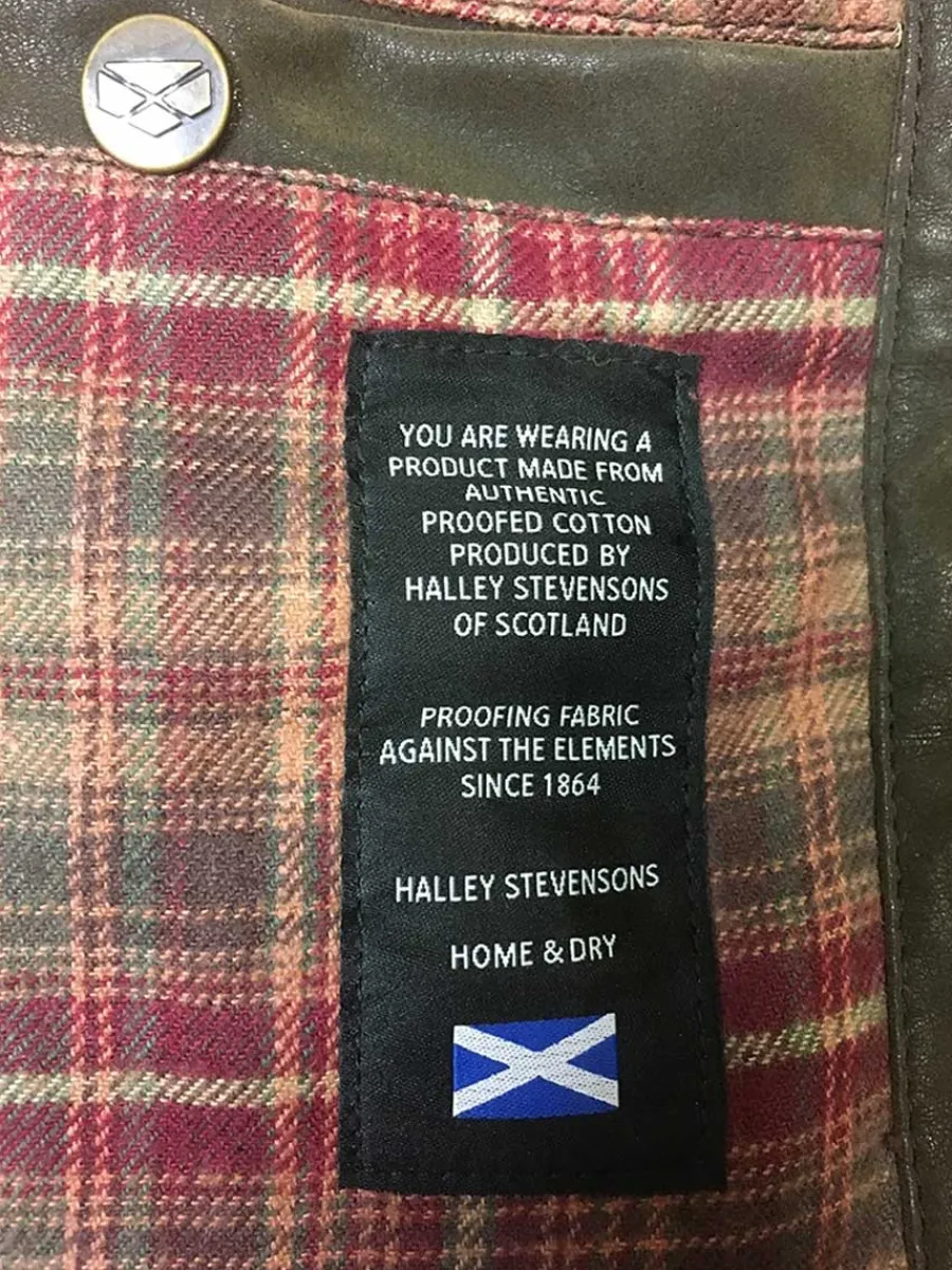 hoggs_of_fife_caledonia_m_5.webp Hoggs of Fife Caledonia Men's Wax Jacket - Antique Olive