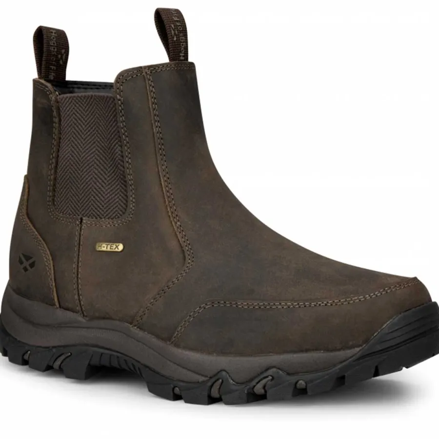 Hoggs of Fife Creagan Waterproof H-Tex Dealer Boots - Waxy Brown