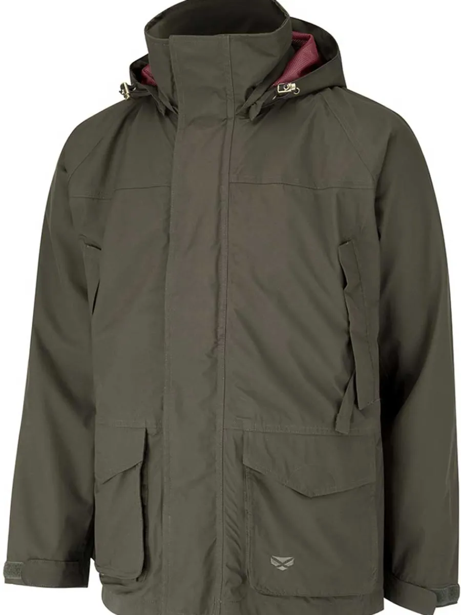 Hoggs of Fife Culloden Packable Waterproof Jacket - Mens - Fen Green
