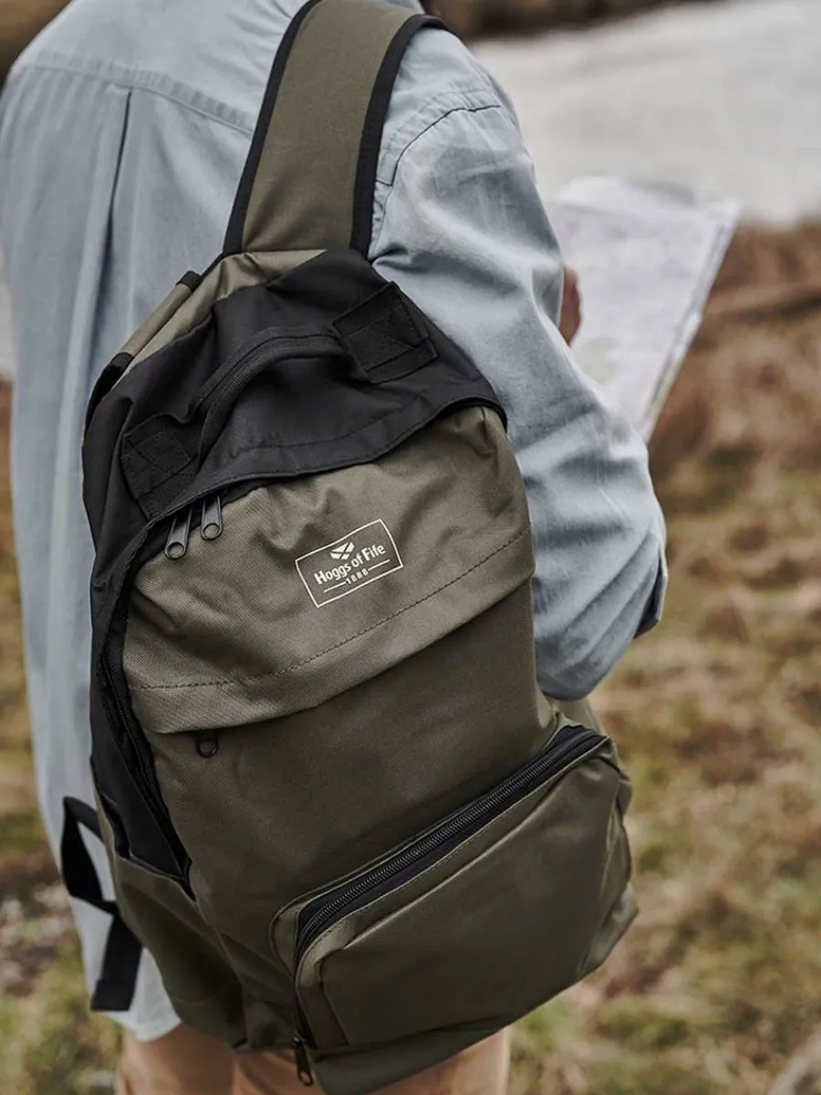 Hoggs of Fife Field & Trek Backpack - Green/Black