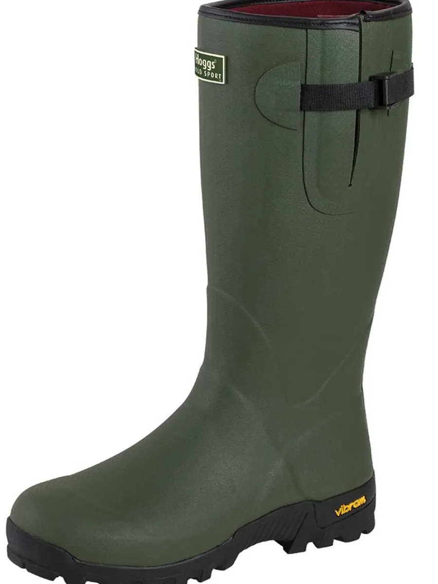 Hoggs of Fife Field Sport Neoprene-lined Wellington - Field Green