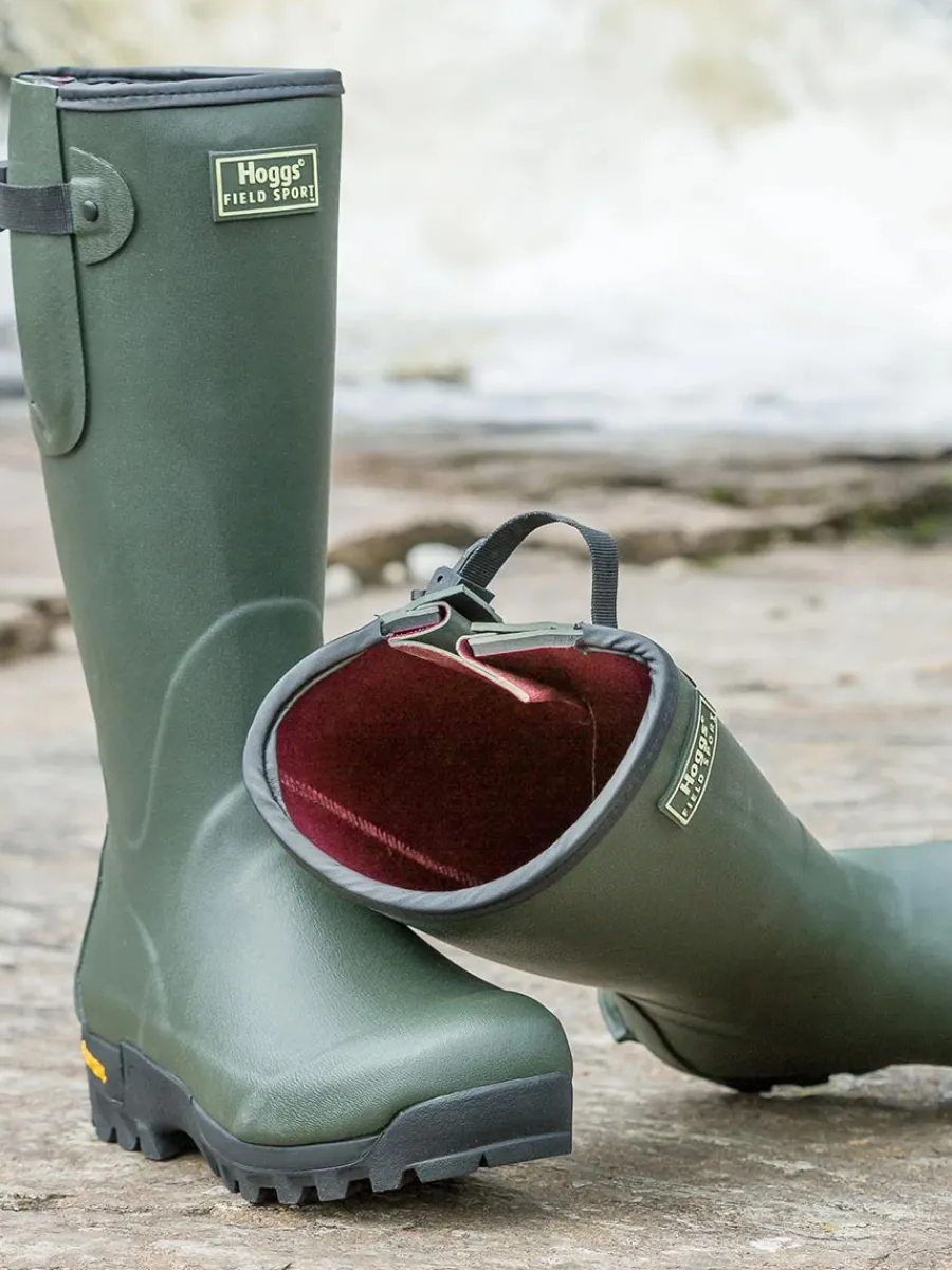 Hoggs of Fife Field Sport 365 Wellington Boot - Field Green