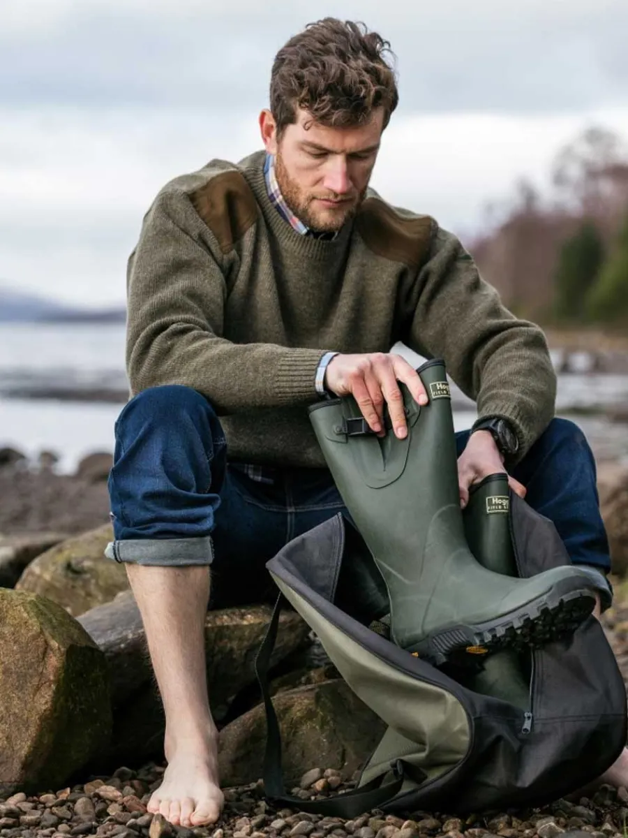 Hoggs of Fife Field Sport Neoprene-lined Wellington - Field Green