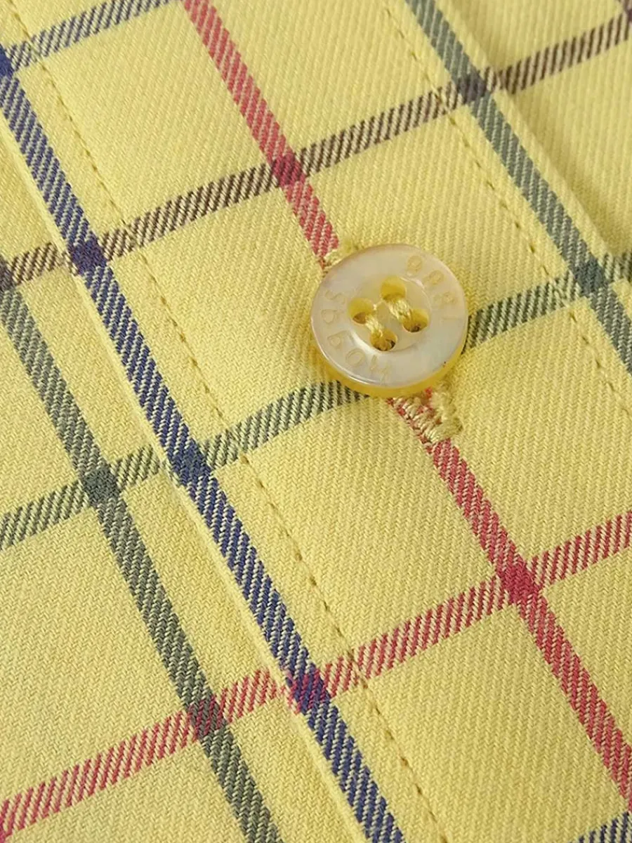 hoggs_of_fife_governor_pr_1.webp Hoggs of Fife Governor Premier Tattersall Shirt - Mens - Gold Check