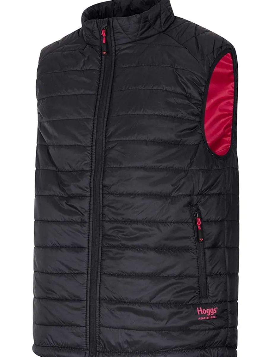 Hoggs of Fife Granite Rip-Stop Gilet - Mens - Black/Red