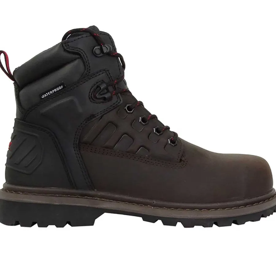 Hoggs of Fife Hercules Safety Lace-up Boots - Mens - Crazy Horse Brown