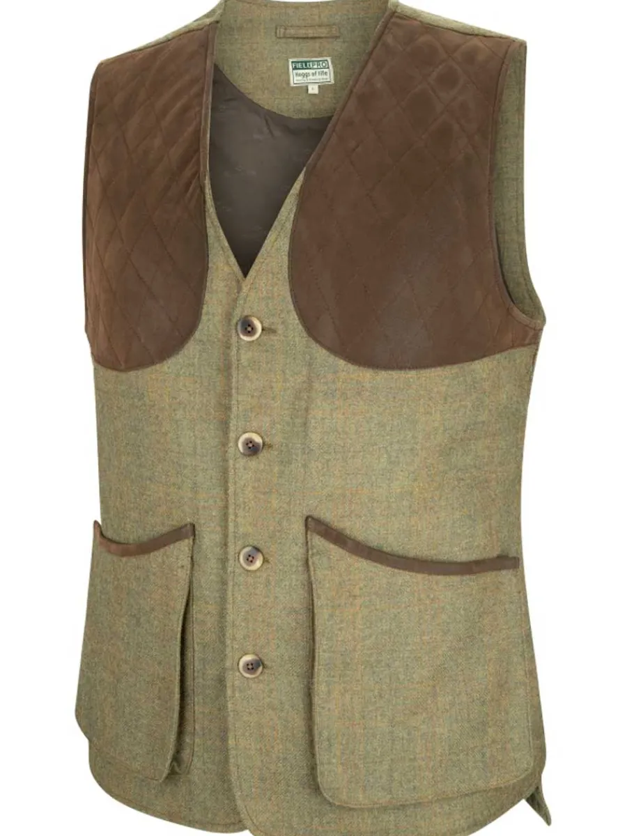 Hoggs of Fife Kinloch Technical Tweed Field Waistcoat - Mens - Autumn