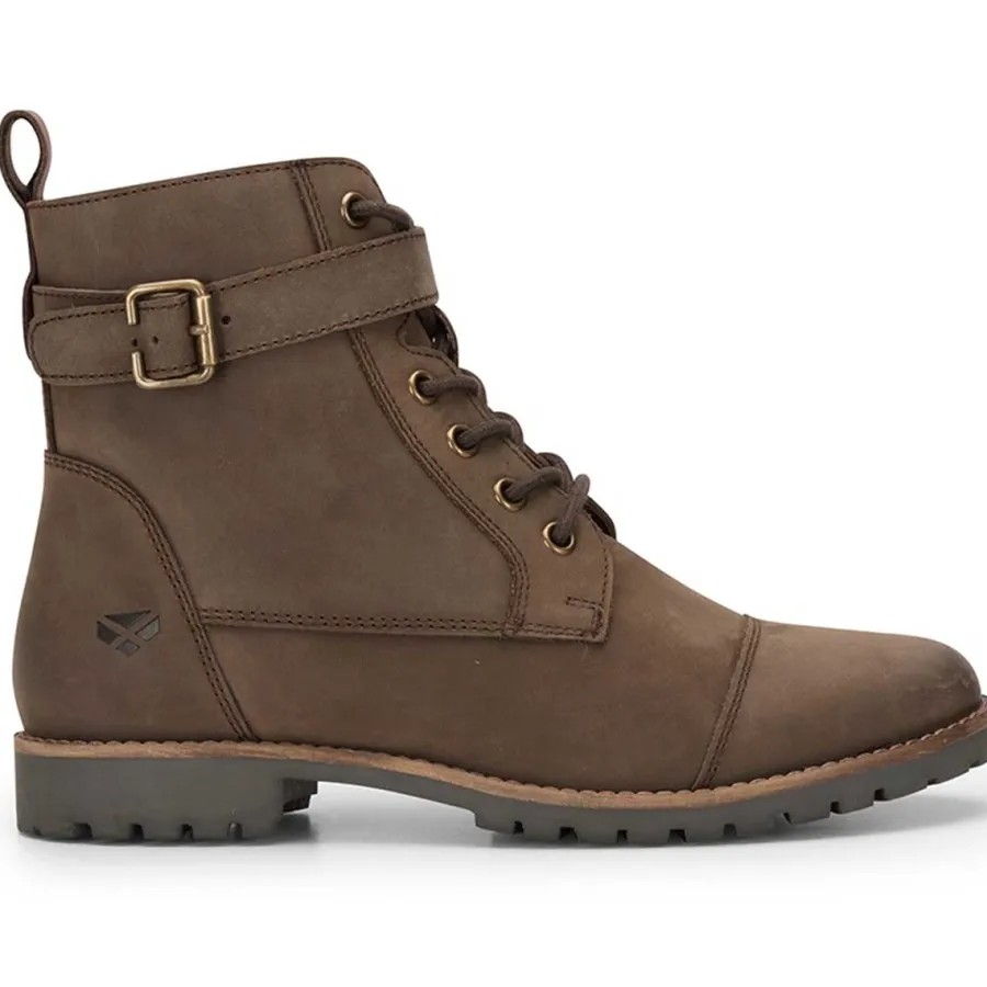 Hoggs of Fife Ladies Bridle Buckle Boots - Brown