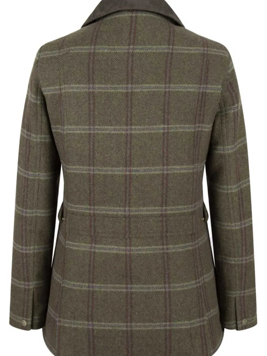 hoggs_of_fife_musselburgh_2.webp Women Hoggs of Fife Musselburgh Ladies Tweed Field Coat - Bracken