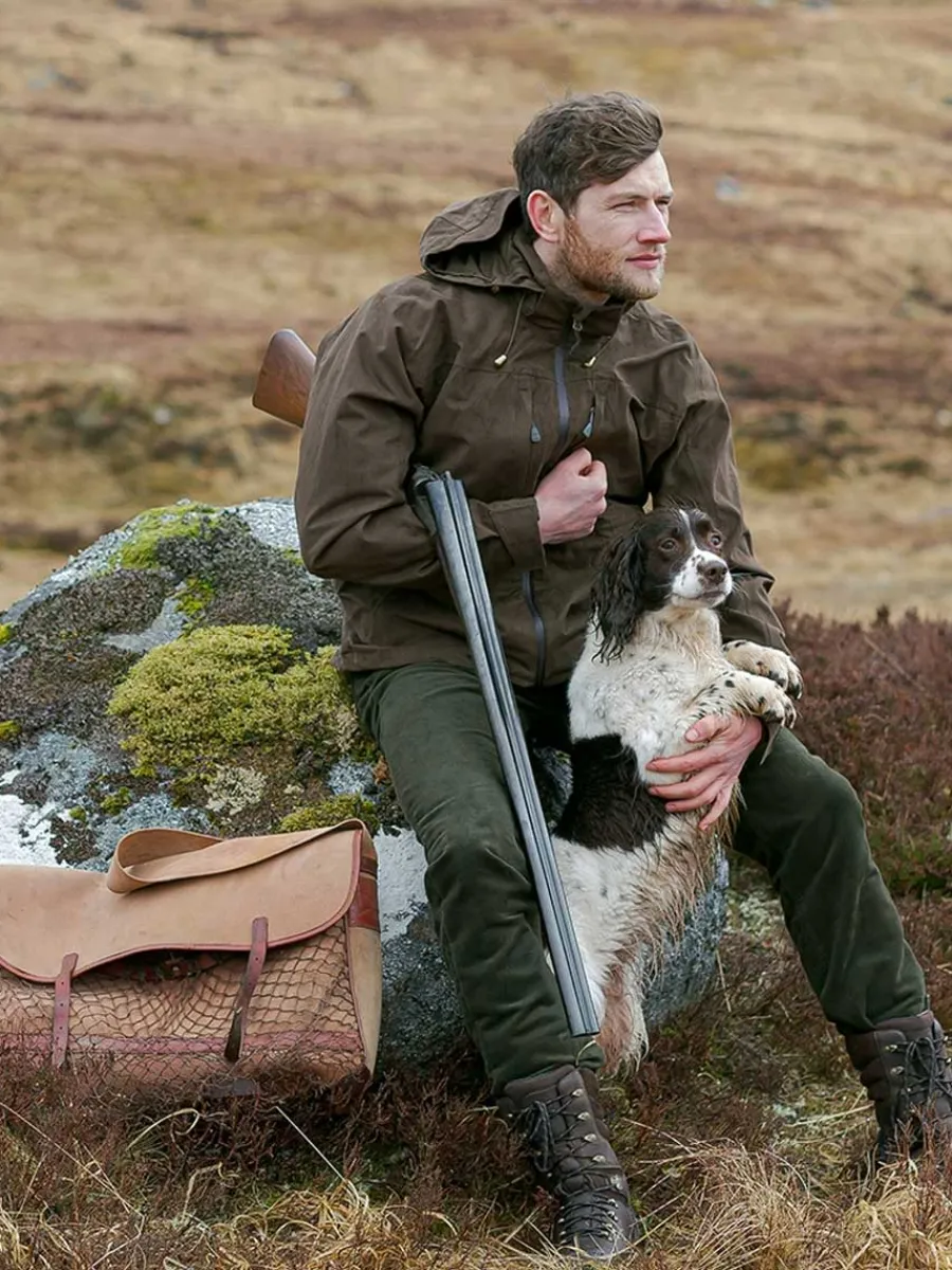 Hoggs of Fife Rannoch Lightweight W/P Shooting Jacket - Mens - Brown