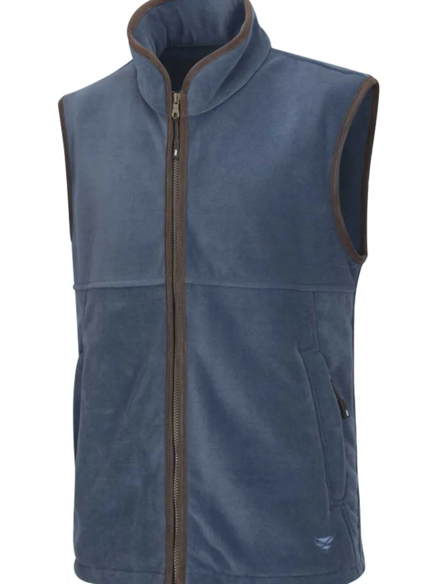 Hoggs of Fife Stenton Technical Fleece Gilet - Mens - Slate Grey