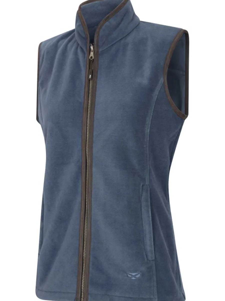 Women Hoggs of Fife Stenton Technical Fleece Gilet - Ladies - Slate Grey