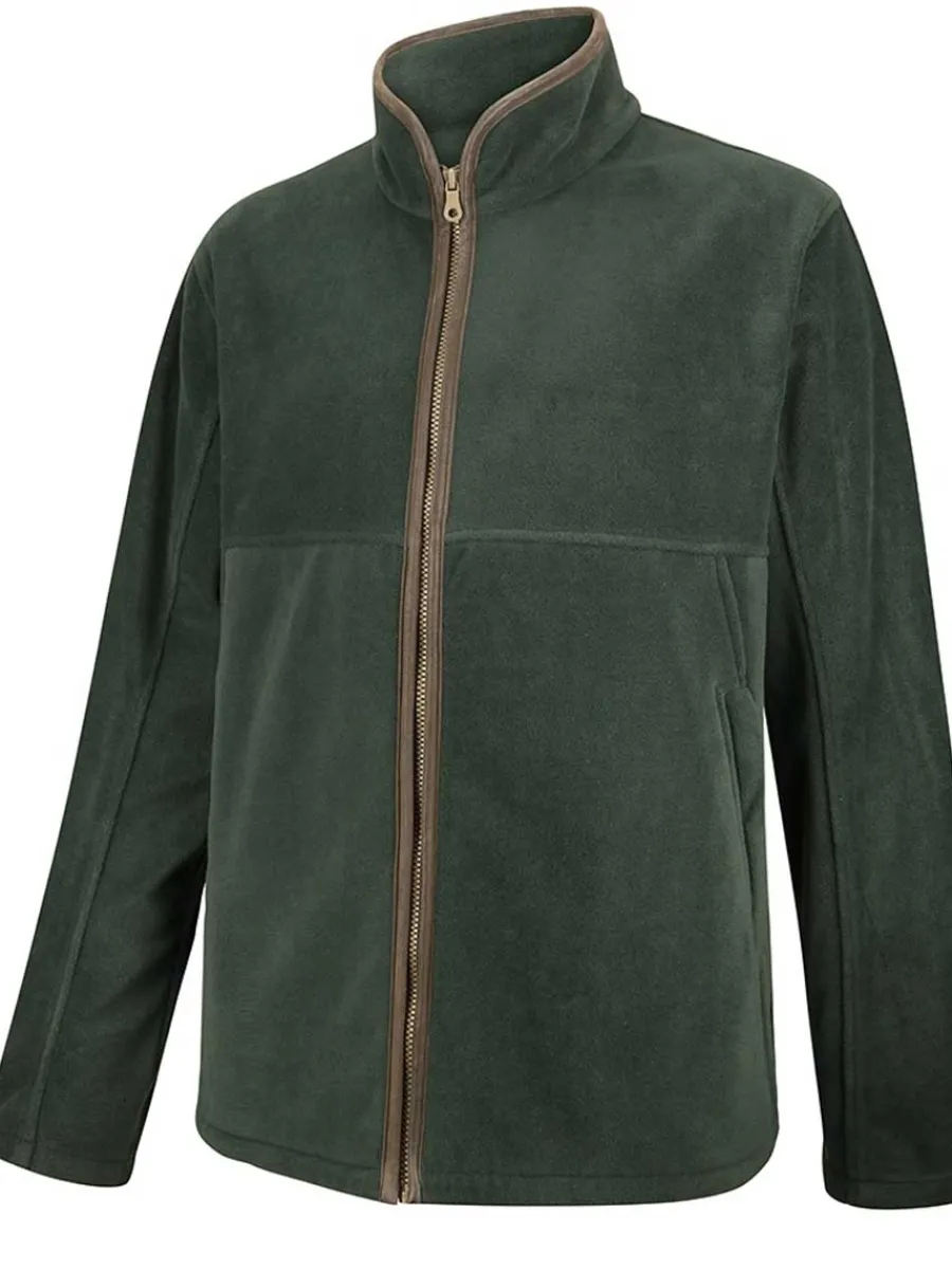 Hoggs of Fife Stenton Technical Fleece Jacket - Mens - Pine Green