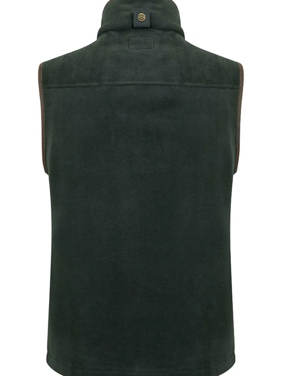 Hoggs of Fife Stenton Technical Fleece Gilet - Mens - Pine Green
