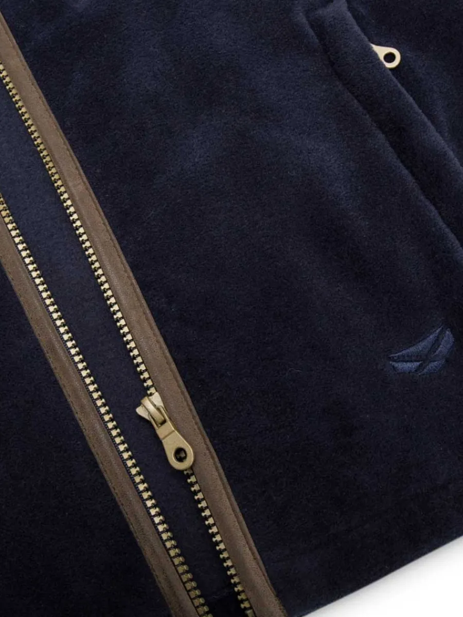 hoggs_of_fife_stenton_tec_3-1.webp Women Hoggs of Fife Stenton Technical Fleece Jacket - Ladies - Midnight Navy