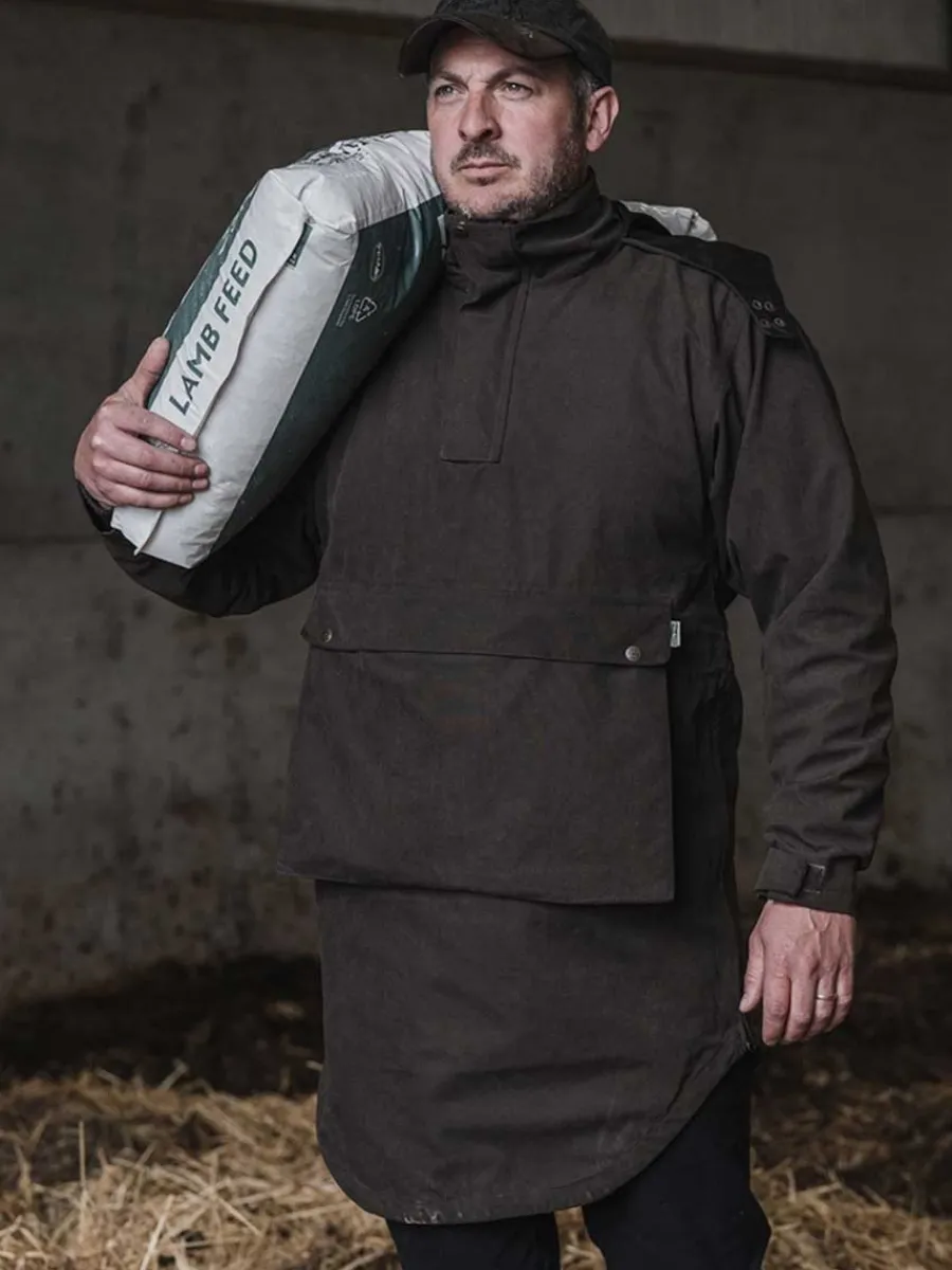 hoggs_of_fife_trilaminate_1.webp Hoggs of Fife Trilaminate Long Smock - Mens - Dark Green