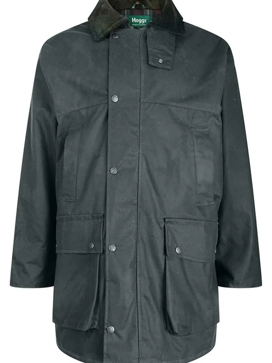 Hoggs of Fife Woodsman Wax Jacket - Men's - Olive
