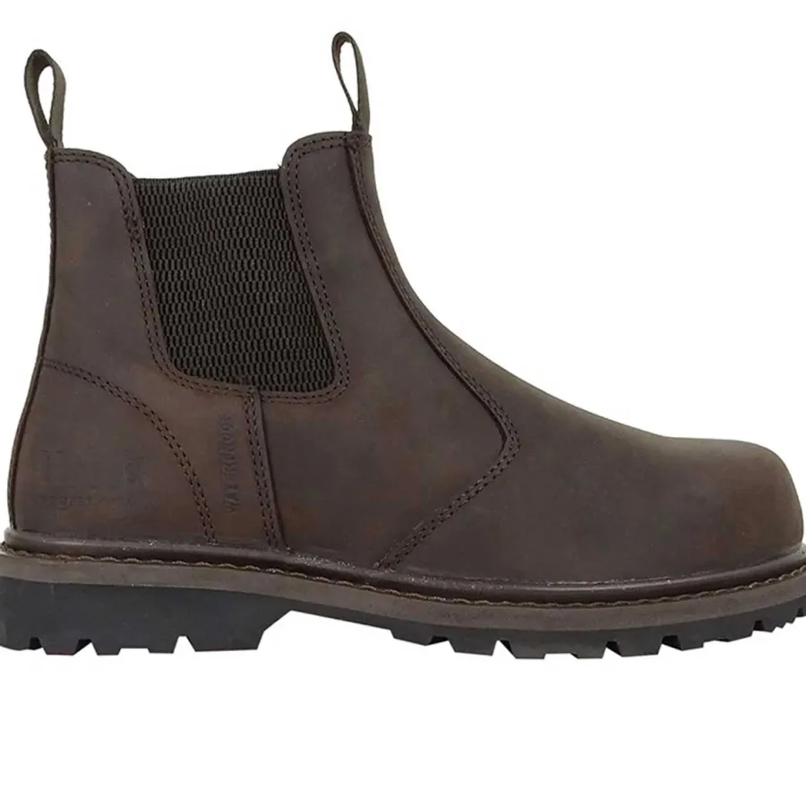 Hoggs of Fife Zeus Safety Dealer Boots - Mens - Crazy Horse Brown