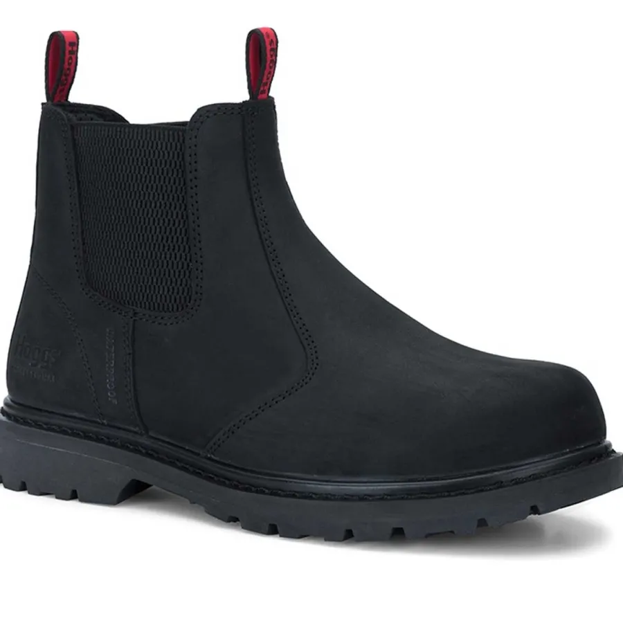 Hoggs of Fife Zeus Safety Dealer Boots - Mens - Crazy Horse Black