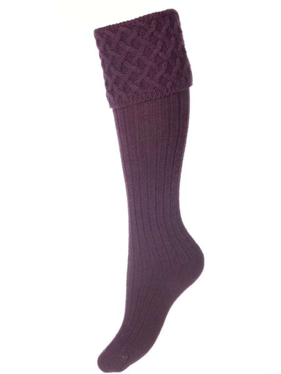 House Of Cheviot Lady Rannoch Shooting Socks - Womens -