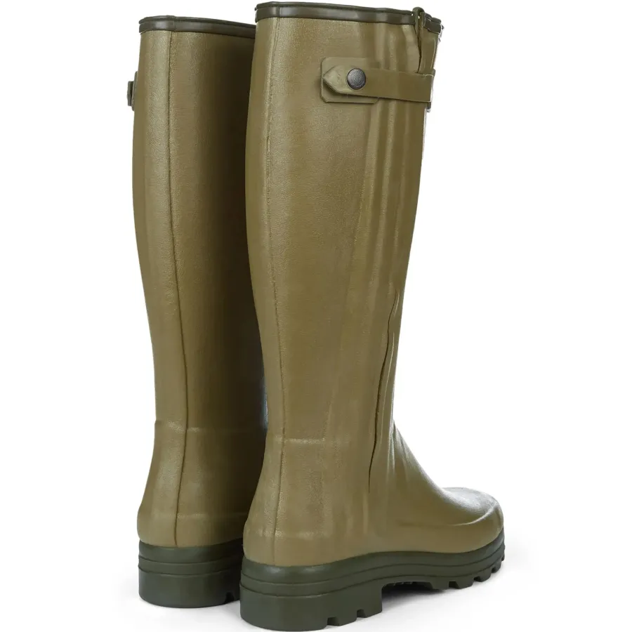 le_chameau_chasseur_boots_3-2.webp Le Chameau Chasseur Boots - Mens Neoprene Lined Full Zip - Iconic Gree