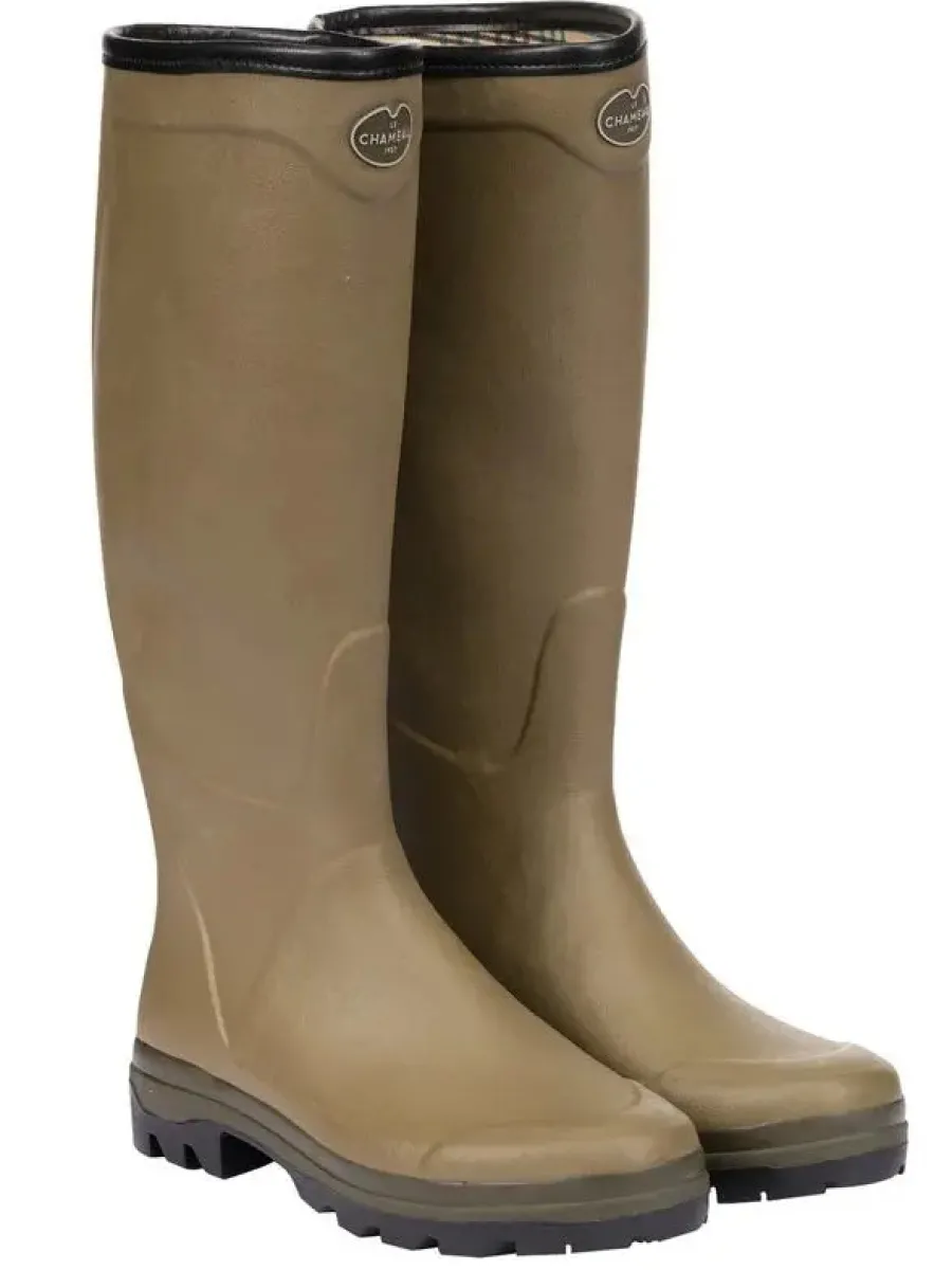Le Chameau Country Cross Boots - Mens Jersey - Iconic Green