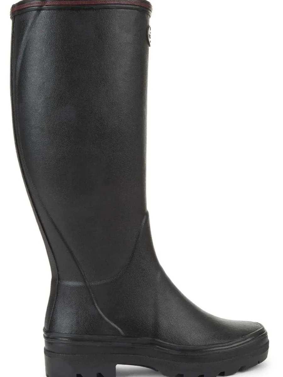 le_chameau_giverny_wellin_3-3.webp Women Le Chameau Giverny Wellington Boots - Ladies Jersey Lined -