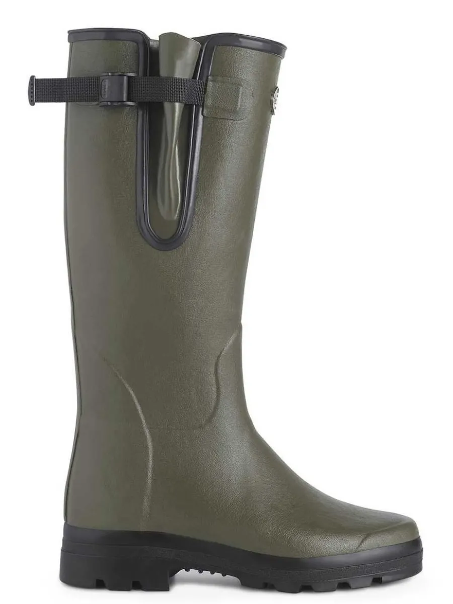 Le Chameau Vierzon Boots - Mens Jersey Lined - Dark Green