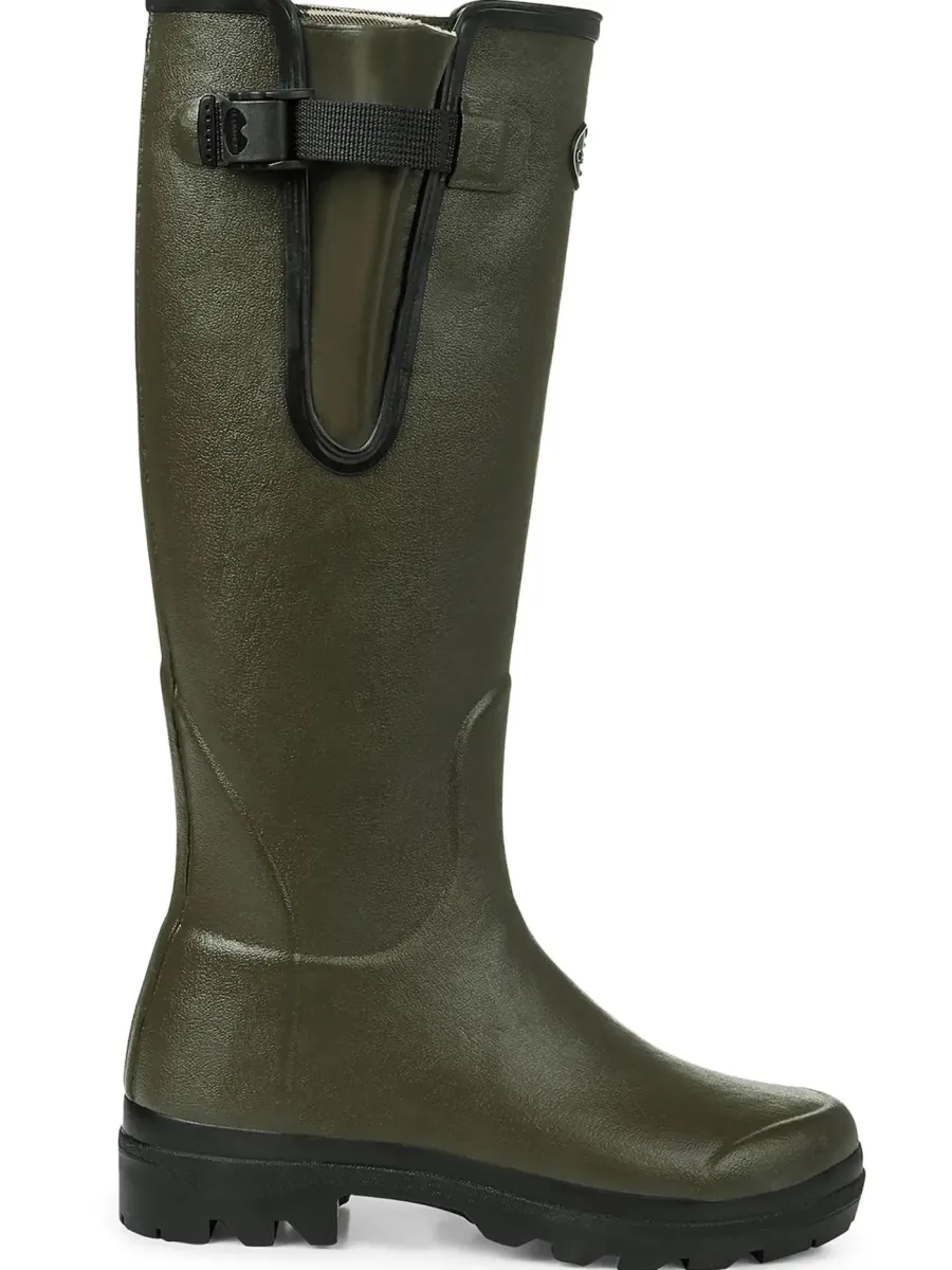 Le Chameau Vierzon Boots - Ladies Jersey Lined - Dark Green