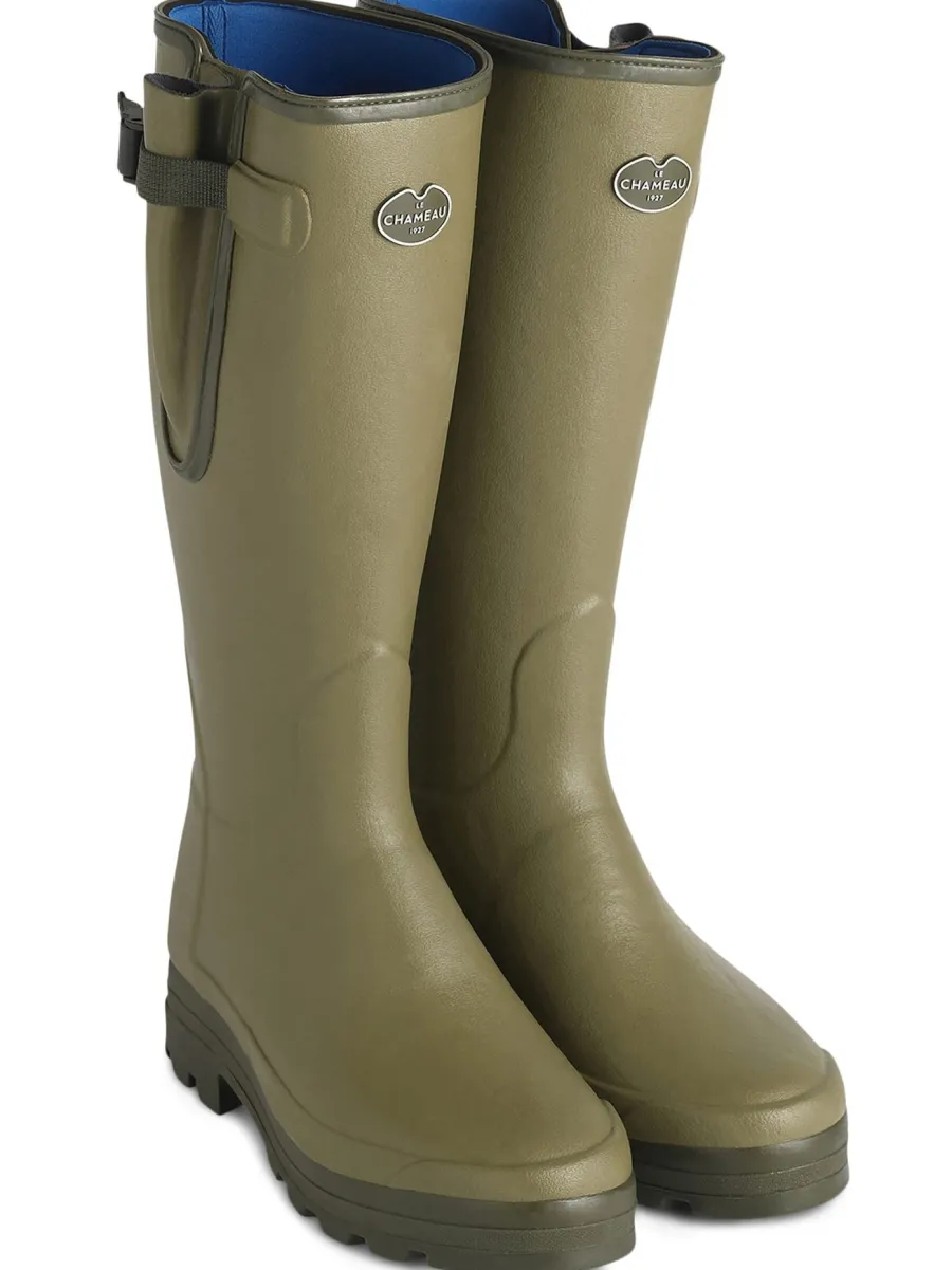 Le Chameau Vierzonord XL Wide Calf Boots - Mens Neoprene Lined - Iconi