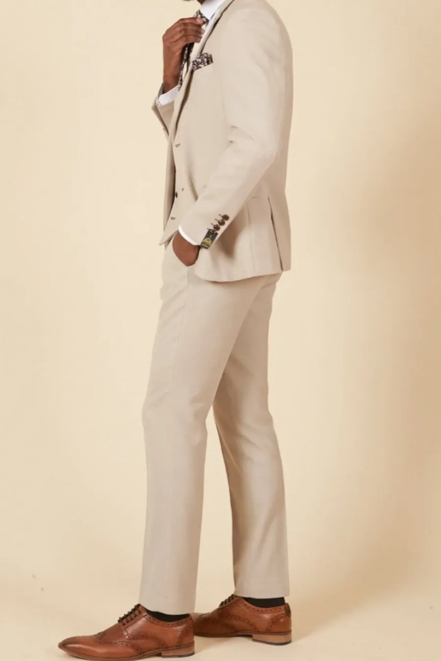 marc_darcy_hm_tailored_tw_2.webp Marc Darcy HM5 Tailored Two Piece Suit - Mens Slim Fit - Stone