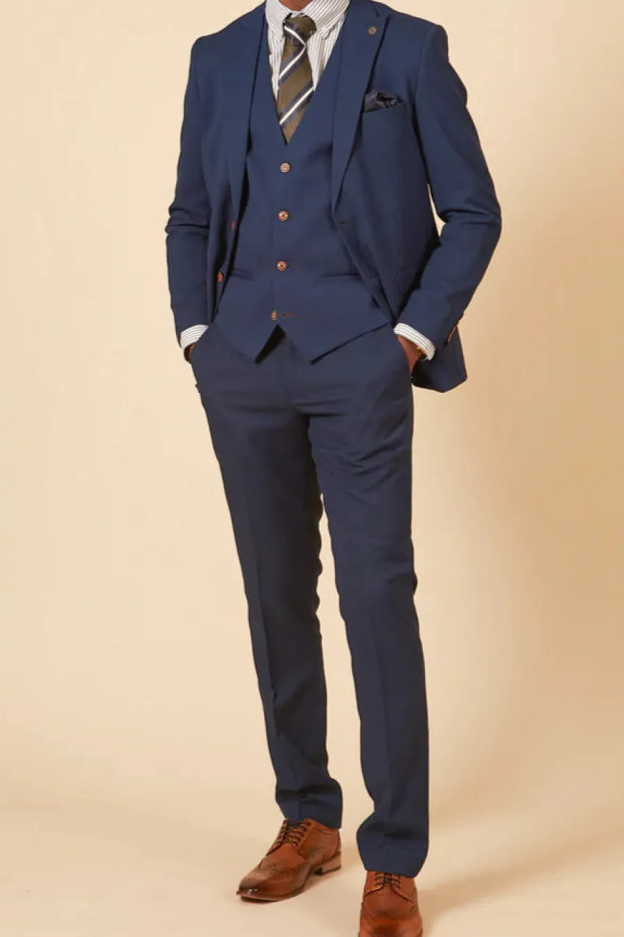 Marc Darcy Max Blazer - Mens Slim Fit - Royal Blue