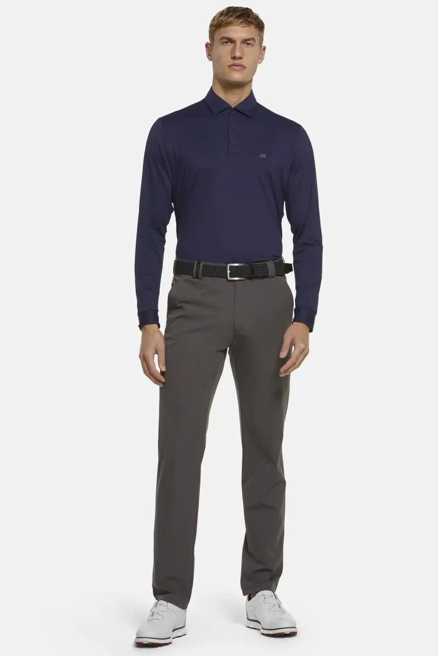 meyer_golf_trousers__augu_4-5.webp Meyer Golf Trousers - Augusta 8070 High Performance Chinos - Dark Grey