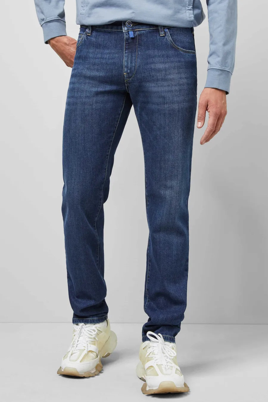 Meyer M5 Jeans - 6209 Regular Fit - Fairtrade Stretch Denim - Stone Bl